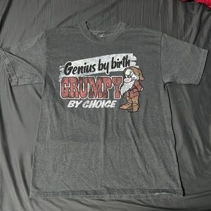 Disney. Men’s Gray Grumpy T-Shirt. Size Medium.